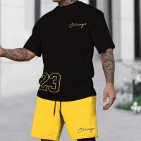 Traje con estampado 3D para hombre, ropa de talla grande, pantalones cortos de manga corta, ropa deportiva informal de verano, novedad de 2025 - details 9