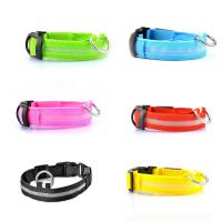 Collar para perro LED, collar para perro iluminado, ajustable, luz de seguridad superbrillante, collares brillantes para perros, seguridad nocturna - details 2