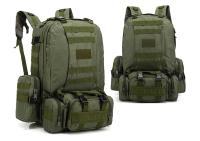 Mochila táctica 4 en 1 para hombre, bolsa de 55L para deportes al aire libre, Camping, senderismo, viajes, escalada - details 21