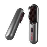 inalámbrico pelo alisado peine iones negativos no dañan el cabello portátil rizador de pelo alisado varilla recta clip de placa de curling recto de doble uso de alto cráneo superior esponjoso dios dispositivo! - details 14