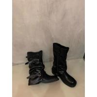 Botas Retro Nicho Talón Grueso, Botas Medias y Altas, Estilo Vaquero Occidental, Botas de Caballero, Otoño Temprano, Botas de Mujer Francesa - details 16