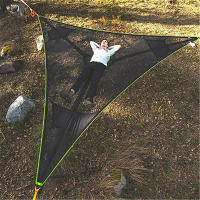 Columpio Portátil Multifuncional Triángulo Aéreo para Acampar al Aire Libre BOPORO Material Poliéster Diseño Universal para Dos Personas - details 4