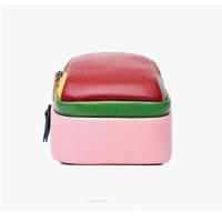 Bolso Cruzado de Cuero Genuino para Mujer Puro Cuero de Vaca de Capa Superior Cierre de Cremallera - details 4