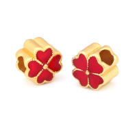 Pulseras de Brass Dorado Mate 4PCS Grande Agujero Abalorios para Hacer Joyas DIY - details 104
