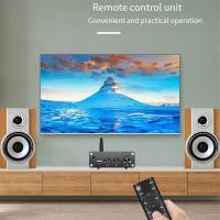 AMPLIFICADOR DE POTENCIA Digital TPA3116, dispositivo HiFi estéreo con Bluetooth 5,3, decodificador USB, 50W + 50W, enchufe estadounidense, B - details 6