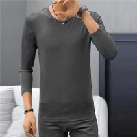 Conjunto de ropa interior para hombre Jersey de suéter de terciopelo con cuello redondo - details 14