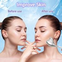 Rodillo de acero inoxidable Gua Sha Cryo para mujer, masajeador de cara y ojos, herramientas para el cuidado de la piel Facial, regalos - details 7