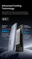 Baseus Caja de Almacenamiento NVMe M2 SSD Adaptador Externo de Metal de 8TB con Protocolo SATA y USB Tipo C Ideal para Laptops - details 10