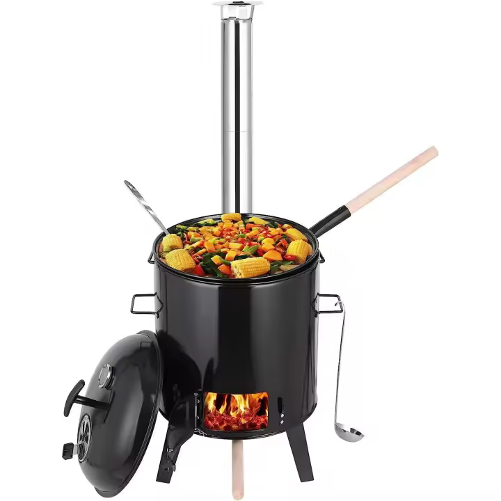 Sartén de Goulash Hungario de 21L con Tapa Función de Parrilla de Goulash para Horno Original de Estofado - 1