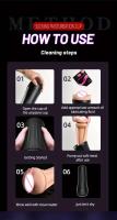 Masturbador masculino tipo vagina realista TPE, coño suave y apretado, erótico, 18+, juguetes para adultos para hombres, masturbación, tienda sexual - details 7