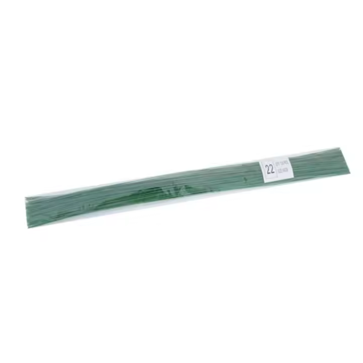 Ramos Florales Artificiales 100 Piezas 40CM Postes Verdes Oscuros Ideal para Artesanías de Decoración Floral DIY - 1