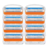 Recargas de cuchilla de afeitar para hombres y mujeres, Kit de afeitado Manual, afeitado perfecto, 4/8/12/16 - details 5