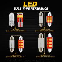 Kit de Luz de Interior LED TPKE para Lancia Thema 2011-2015 Juego de Bombillas de Placa de Matrícula Accesorios de Coche - details 3