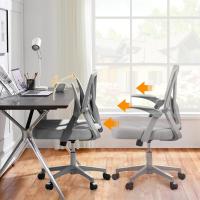 Silla de Oficina Silla de Trabajo con Reposabrazo Silla Ajustable Silla Ergonómica Silla Negra Altura Ajustable Malla Carga 136 KG Silla de Despacho Estudio - details 19