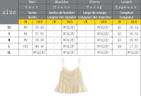 OUWU Tops Cortos Sexys para Mujer Camisetas Sin Mangas Recortadas con Volantes - details 0