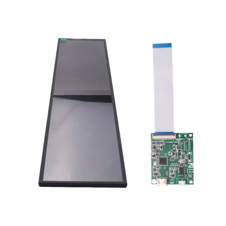 Pantalla LCD de barra de brillo, interfaz MIPI, HSD088IPW1-A00 con placa de controlador, resolución de 8,8 pulgadas, 1920x480, 600 - 1