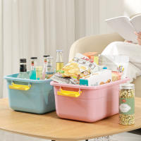 Caja de Almacenamiento de Plástico Extra Grande Caja de Almacenamiento de Juguetes de Gran Capacidad para Dormitorio - details 0