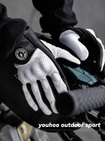 Guantes de moto transpirables de pura piel de oveja - details 4