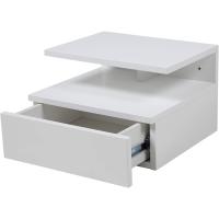 noche, al. : 22,5 × un. : 32 × lar. : 35 cm, Blanco, MDF, 1 pieza. - details 2