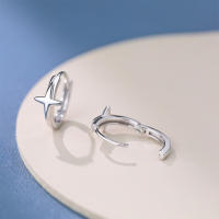 Pendientes de Estrella de Plata Pura S999 ArgentFlow Sin Alergias, Moda para Mujeres, Regalo Perfecto - details 9