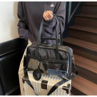 Bolsa de gimnasio para Fitness, bolso de hombro tipo bandolera portátil multifuncional para viajes al aire libre de gran capacidad, viaje de corta distancia - details 6