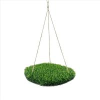 Colchoneta de hierba Artificial para columpio de pájaros, cama de dormir Natural para hámster con forma redonda/cuadrada con ganchos, estera colgante para buscar comida, juguetes para animales pequeños - details 7