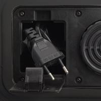 Compartimento para el cable de corriente