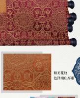 Una variedad de retratos, Dios de la riqueza, pinturas colgantes de Xizang, Buda Thangka de hilo dorado montado a mano Prade, 125 cm - details 6