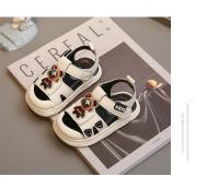 Sandalias con tapa para los dedos de los pies para niños, zapatos de suela suave de astronauta de dibujos animados, zapatos para caminar para bebés, zapatos de playa casuales de gancho y bucle para vacaciones de verano - details 10