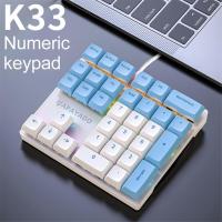 Teclado Mecánico Apaido con 33 Teclas Luces Multicolor Adecuado para Laptop - details 3