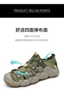 Sandalias Transpirables Casuales para Hombres y Mujeres Zapatos de Playa de Verano - details 11