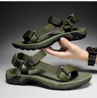 Nuevo Modelo 2025Zapatos Abiertos De Verano De Alta Calidad Para Hombre, Sandalias Ajustables Para Exteriores, Gladiador De Playa Roma, Transpirable, Verde, Negro Puro, Talla Grande 47 48 - details 14