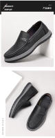 Piel de oveja Doudou zapatos de los hombres de suela suave superficie suave de cuero de la manga Casual zapatos de un Pedal de conducción mocasines de los hombres - details 8