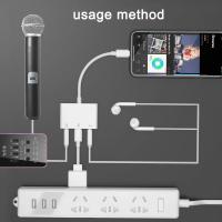 Adaptador de Audio Ligero de Microfón a Jack de Auriculares Dual 3.5mm - details 8