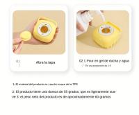 Champú y cepillo para mascotas, goma para mascarillas, silicona con Champú y almacenamiento para la herramienta de cuidado - details 0