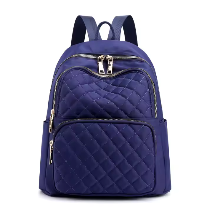Mochila para mujer de gran capacidad, ligera, de nailon, con hilo bordado, de viaje - 1