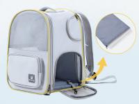 Mochila para transportar gatos, bolsa para perros pequeños, gatos, cachorros, espacio expansible, malla transpirable transparente - details 6