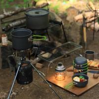 Juego de Cocina de Camping Ultraligero Conjunto de Ollas y Utensilios para Cocinar al Aire Libre en Senderismo y Picnic - details 6