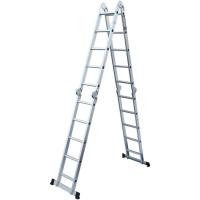 Escalera Articulada Plegable Multifunción Aluminio 4x5 Escalones 5,82m - details 1