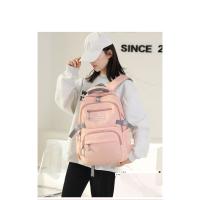 Mochila escolar para chicas adolescentes, morral sencillo de color sólido para mujer, morral escolar juvenil - details 2