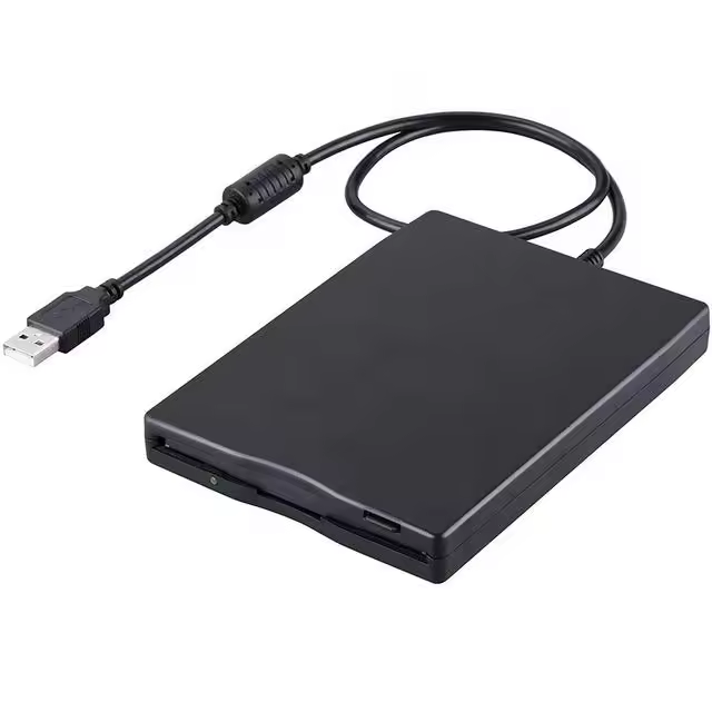 Lector de Disco Flexible USB 3.5 Portátil Externo 1.44 MB FDD para PC Laptop Desktop - 1