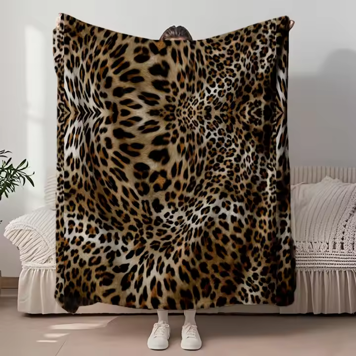 Manta acogedora de franela estándar, serie Lakeland Terrier, funda de lujo clásica europea, estilo Hotel, transpirable, sin caída - 1