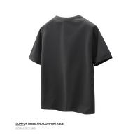 Camiseta de manga corta transpirable y holgada para hombre de verano de manga corta - details 12