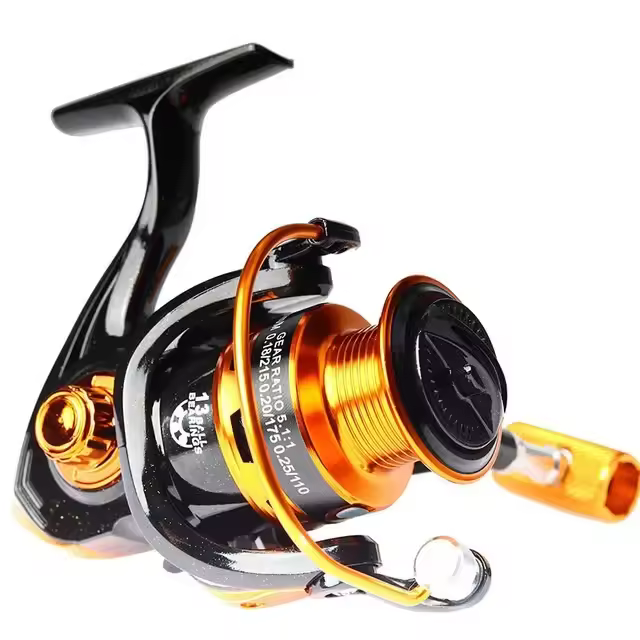 Carrete de Pesca JOSBY Mejor Líder 5.2:1 Carrete de Atrapa Carrete de Metal para Pesca en Agua Salada Ideal para Pesca de Carpa - 1