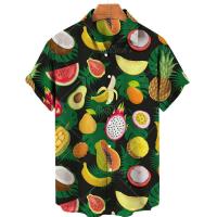 Camisa hawaiana con estampado de hojas para hombre, cárdigan vintage, floral, retro, social, hawaiana, Haruku, moda coreana, - details 21