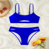 2025 nuevo traje de baño dividido sin tirantes para mujer, Bikini Sexy de playa, traje de baño de aguas termales - details 12