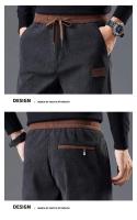 Pantalones de Corduroy para Hombres Moda de Negocios Elegante para Otoño-Invierno - details 17