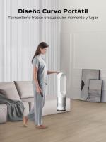 Ventilador Eléctrico Silencioso Diseño de Torre con Mando a Distancia Oscilación de 90° - details 0