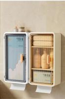 Estante multifuncional para artículos de tocador, pañuelo impermeable para baño montado en la pared, organizador de champú - details 0