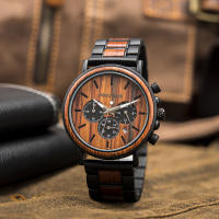 Reloj de Madera para Hombre DODO DEER – Reloj de Cuarzo Multifuncional Personalizado, Estilo Clásico y Elegante - details 3